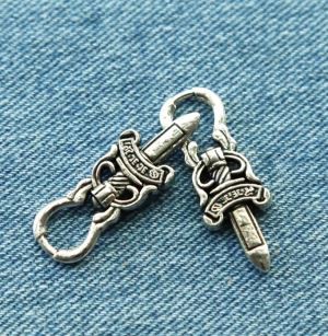 Aangepaste anti zilver rits Pull accessoires