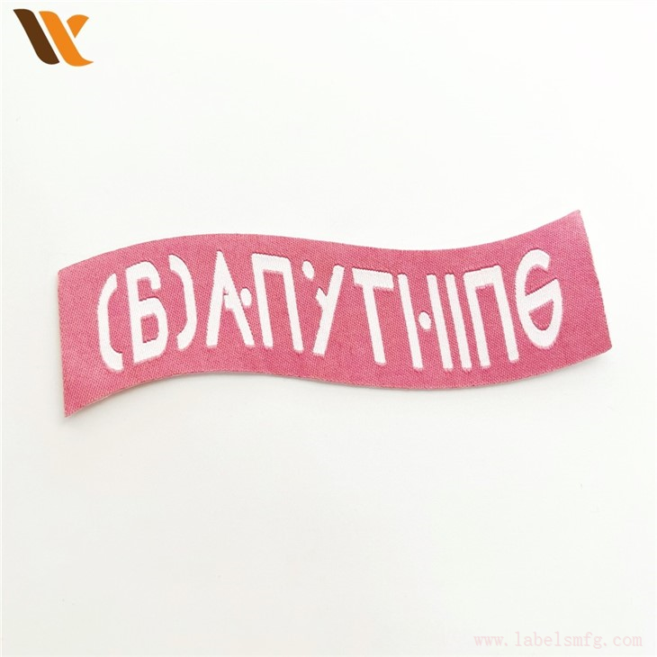 Designer Custom Logo Letter Woven Patch