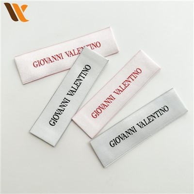 Aangepaste jacquard merkstof geweven tags