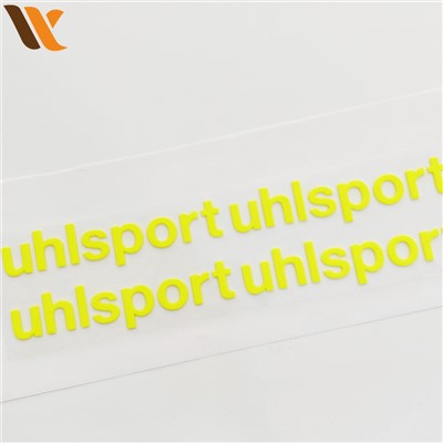 Aangepast formaat kleding hittepers overdrachtlabel