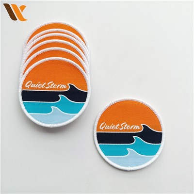 Factory Custom Logo Geweven Patch Stoffen Badge